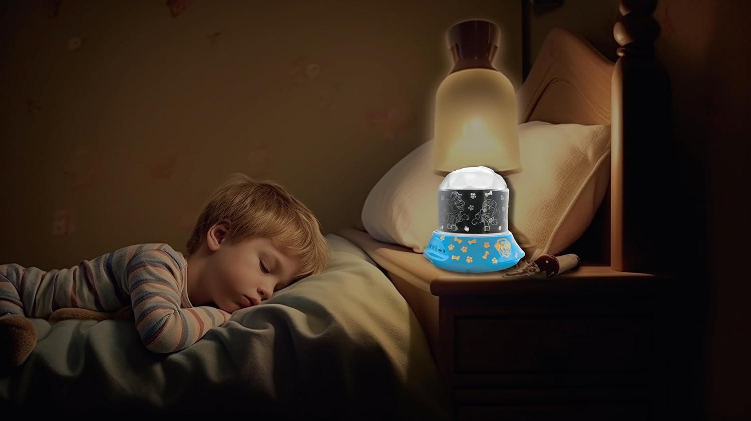 imageLEXiBOOK  Paw Patrol Nightlight Projector with Speaker Luminous projections on The Ceiling Paw Patrol Icons Kids Bedroom lamp Color Decorative Light  NLJ035PA