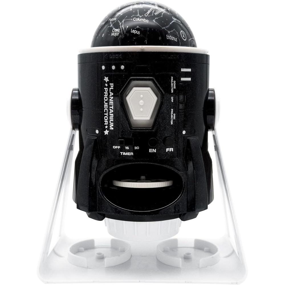 imageLEXiBOOK 2in1 Constellations and Images Planetarium Projector 24 Images to Discover Space 2 Constellation Domes STEM WhiteBlue NLJ180NLJ181i1