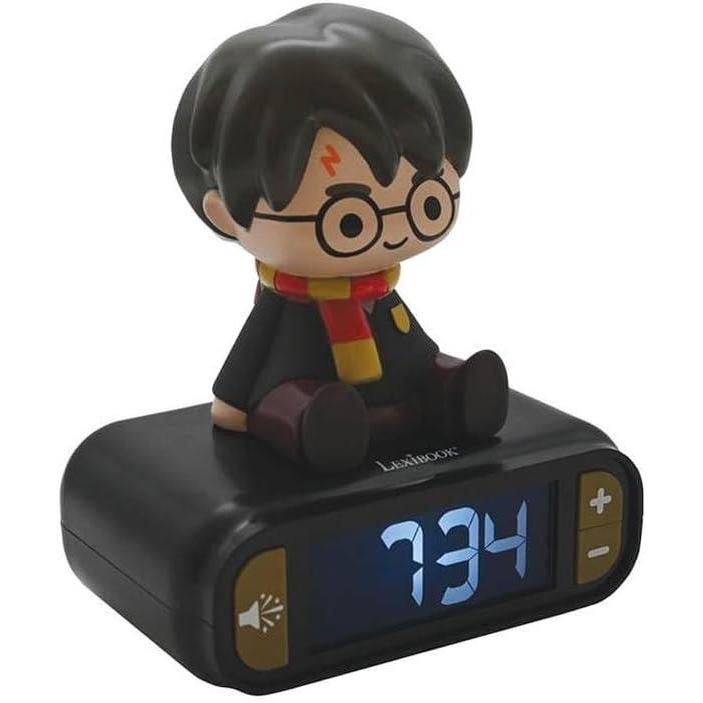 imageLEXiBOOK Disney Stitch Stitch Nightlight Alarm Clock Sounds and Melodies LCD Backlit Screen Luminous Snooze Blue RL800DHarry Potter