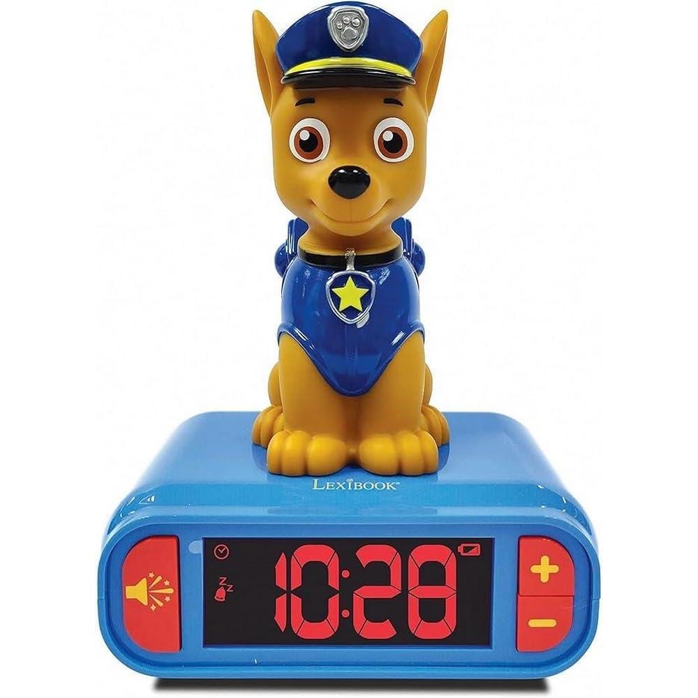 imageLEXiBOOK Disney Stitch Stitch Nightlight Alarm Clock Sounds and Melodies LCD Backlit Screen Luminous Snooze Blue RL800DPaw Patrol