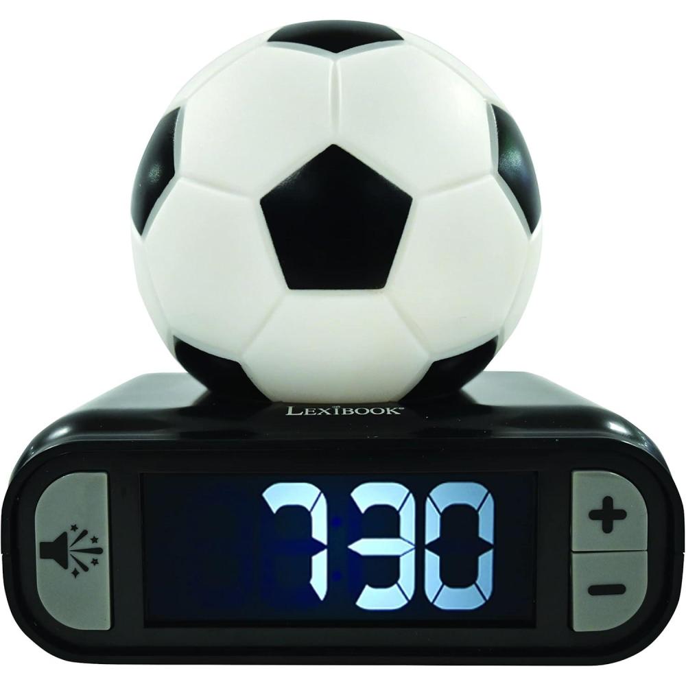 imageLEXiBOOK Disney Stitch Stitch Nightlight Alarm Clock Sounds and Melodies LCD Backlit Screen Luminous Snooze Blue RL800DSoccer