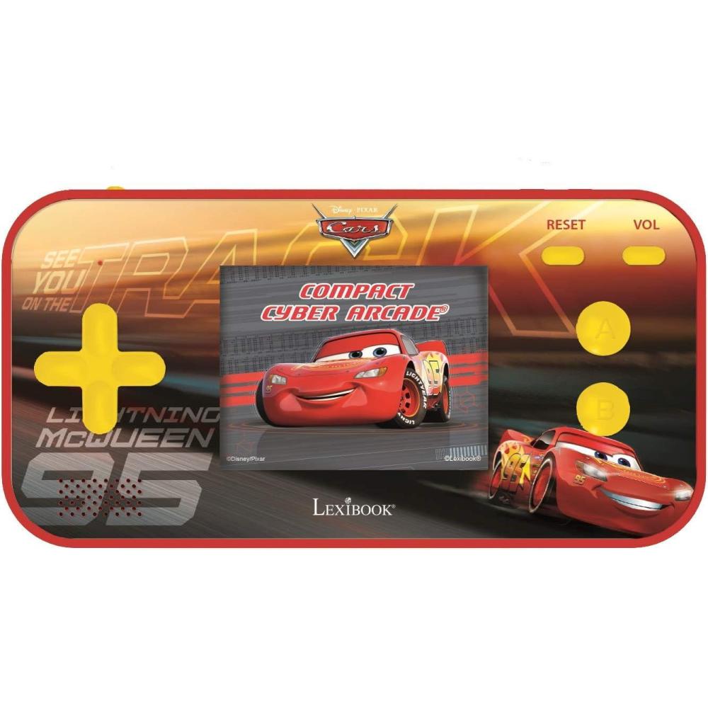 imageLexibook Paw Patrol Chase Compact Cyber Arcade Portable Console 150 Games LCD Battery Operated RedBlue JL2367PADisney Cars
