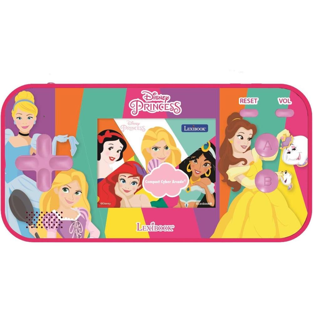 imageLexibook Paw Patrol Chase Compact Cyber Arcade Portable Console 150 Games LCD Battery Operated RedBlue JL2367PADisney Princess