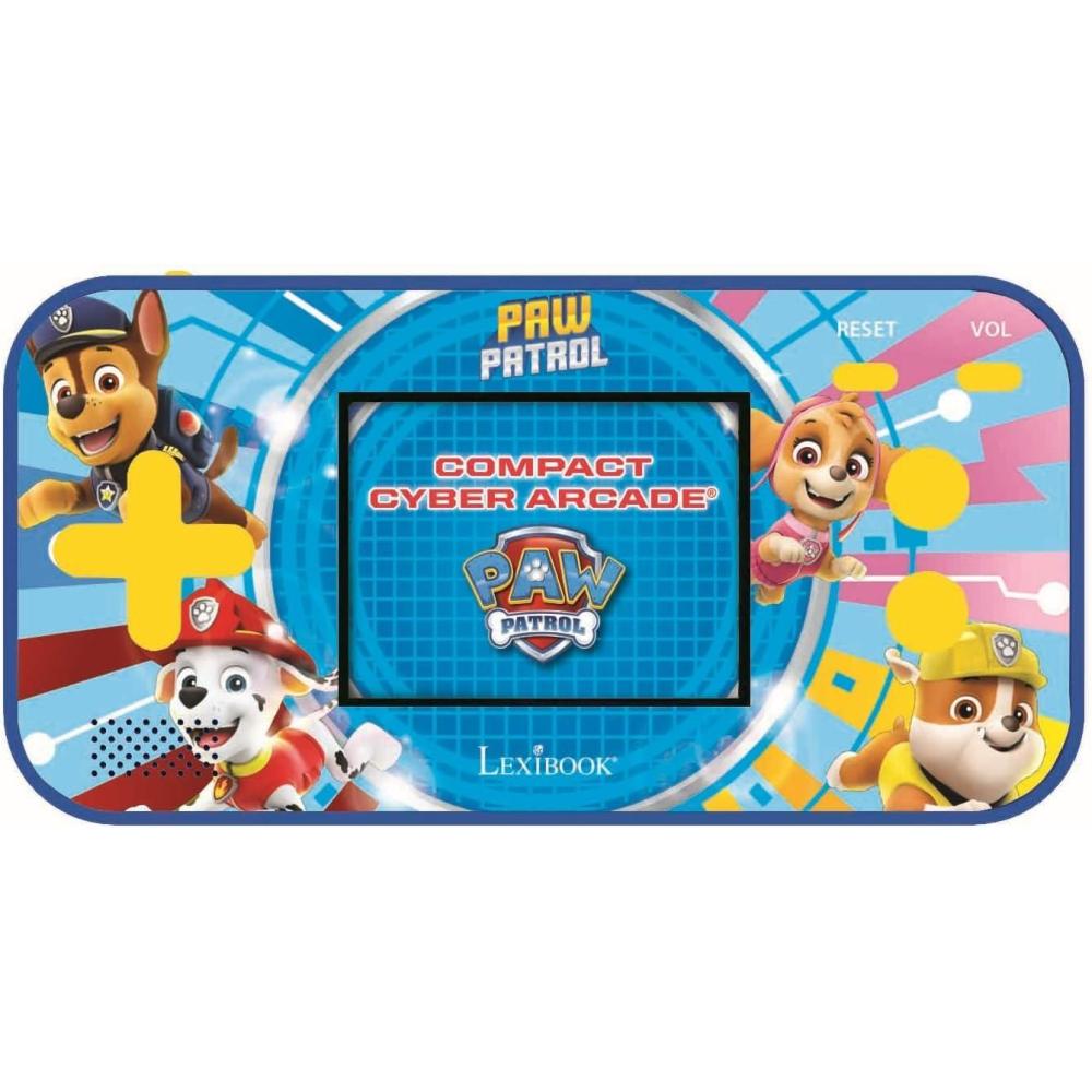 imageLexibook Paw Patrol Chase Compact Cyber Arcade Portable Console 150 Games LCD Battery Operated RedBlue JL2367PAPaw Patrol