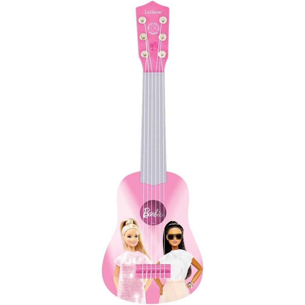 imageLexibook Unicorn My First Guitar Unicorn for Children 6 Nylon Strings 21 Long Guide Included PinkPurple K200UNIBarbie