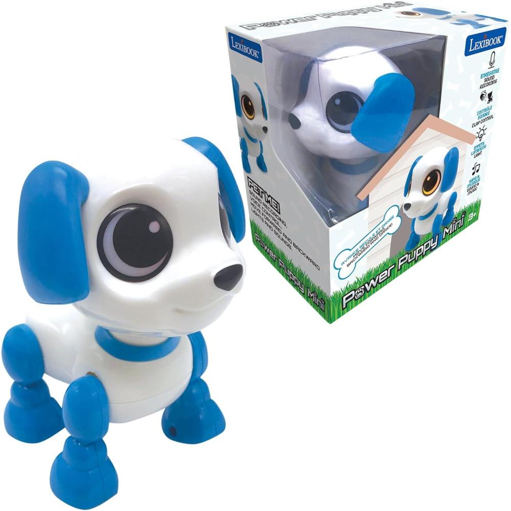 imagePower Puppy  Mini  My Little Robot Dog  Robot Dog with Sounds Music Light Effects Voice Repeat and Sound Reaction Toy for Boys and Girls  ROB02DOGROB02DOG