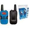 5km Long Distance Digital Walkie Talkies Rechargeable Battery with LCD Display and Digital Audio, Communication and Action Game for Outdoor Adventure, Belt Clip, Blue/Black, TW43