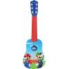LEXIBOOK – Nintendo Mario Luigi My First Guitar, 6 Nylon Strings, 53 cm, Guide Included, Blue/Red, K200NI(Super Mario)