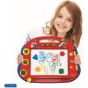 LEXIBOOK CRNI550 Super Mario Brothers Multicolor Magic Magnetic Nintendo Drawing Board, Artistic Creative Toy for Girls and Boys, Stylus Pen and Stamps, Red/Blue(Super Mario)