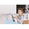 LEXIBOOK K703UNI Unicorn Electronic Keyboard with mic, Toy for Kids 32-Keys Piano, 22 Demo Songs, Battery Operated, Blue/Pink