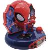 LEXIBOOK, Super Mario, Projector Alarm Clock for Kids, Nightlight and time Projection to The Ceiling, Sound Effects, Battery-Powered, Blue/red, RP500NI(Spider-Man)