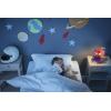 LEXIBOOK, Super Mario, Projector Alarm Clock for Kids, Nightlight and time Projection to The Ceiling, Sound Effects, Battery-Powered, Blue/red, RP500NI(Spider-Man)