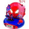 LEXIBOOK, Super Mario, Projector Alarm Clock for Kids, Nightlight and time Projection to The Ceiling, Sound Effects, Battery-Powered, Blue/red, RP500NI(Spider-Man)