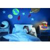 LEXIBOOK, Super Mario, Projector Alarm Clock for Kids, Nightlight and time Projection to The Ceiling, Sound Effects, Battery-Powered, Blue/red, RP500NI(Super Mario)