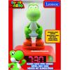 LEXIBOOK, Super Mario, Yoshi Nightlight Alarm Clock, Sounds and Melodies, LCD Backlit Screen, Luminous, Snooze, Orange, RL800NI1(Super Mario – Yoshi)