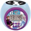 LEXiBOOK – Miraculous Projector Alarm Clock with Snooze Function and Alarm Function, Night Light with Timer, LCD Screen, Battery Operated, Red/Black, RL977MI(Frozen)