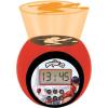 LEXiBOOK – Miraculous Projector Alarm Clock with Snooze Function and Alarm Function, Night Light with Timer, LCD Screen, Battery Operated, Red/Black, RL977MI(Miraculous)