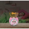 LEXiBOOK – Miraculous Projector Alarm Clock with Snooze Function and Alarm Function, Night Light with Timer, LCD Screen, Battery Operated, Red/Black, RL977MI(Unicorn)
