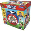 LEXiBOOK – Miraculous Projector Alarm Clock with Snooze Function and Alarm Function, Night Light with Timer, LCD Screen, Battery Operated, Red/Black, RL977MI(Super Mario)