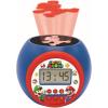LEXiBOOK – Miraculous Projector Alarm Clock with Snooze Function and Alarm Function, Night Light with Timer, LCD Screen, Battery Operated, Red/Black, RL977MI(Super Mario)