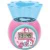 LEXiBOOK – Miraculous Projector Alarm Clock with Snooze Function and Alarm Function, Night Light with Timer, LCD Screen, Battery Operated, Red/Black, RL977MI(Unicorn)