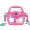 LEXiBOOK – Paw Patrol – Portable Karaoke Digital Player for Kids – Microphones, Light Effects, Bluetooth, Record and Voice Changer Functions, Rechargeable Battery, Blue/red, MP320PAZ(MP300UNIZ)