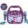 LEXiBOOK – Paw Patrol – Portable Karaoke Digital Player for Kids – Microphones, Light Effects, Bluetooth, Record and Voice Changer Functions, Rechargeable Battery, Blue/red, MP320PAZ(MP320FZZ)