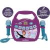 LEXiBOOK – Paw Patrol – Portable Karaoke Digital Player for Kids – Microphones, Light Effects, Bluetooth, Record and Voice Changer Functions, Rechargeable Battery, Blue/red, MP320PAZ(MP320FZZ)