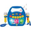 LEXiBOOK – Paw Patrol – Portable Karaoke Digital Player for Kids – Microphones, Light Effects, Bluetooth, Record and Voice Changer Functions, Rechargeable Battery, Blue/red, MP320PAZ(MP320PAZ)