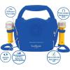 LEXiBOOK – Paw Patrol – Portable Karaoke Digital Player for Kids – Microphones, Light Effects, Bluetooth, Record and Voice Changer Functions, Rechargeable Battery, Blue/red, MP320PAZ(MP320PAZ)