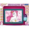LEXiBOOK – Unicorn Educational and Bilingual Laptop Spanish/English – Toy for Children with 124 Activities to Learn Mathematics, Dactylography, Logic, Clock Reading, Play Games and Music – JC598UNIi2
