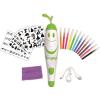 LEXiBOOK Aerograph Air Marker Sprayer, Spray Art Electric Airbrush Marker Set, Magic Pen Coloured Markers Stencils Children Toy Christmas Gift, Marker Sets For Kids, Green/White, CR800(Green/White)