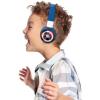 LEXiBOOK Avengers Marvel 2-in-1 Bluetooth Headphones for Kids – Stereo Wireless Wired, Kids Safe, Foldable, Adjustable, red/Blue, HPBT010AV