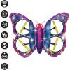 LEXiBOOK, Crosslander Butterfly, My Remote Control Flying Butterfly, Multidirectional Flight up to 12km/h (7 mph), Loopings, Remote Control with 2 Control Modes, Sound and Light Effects, Pink, RCBUT