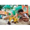 LEXiBOOK, Crosslander® pro RC Excavator, Remote Controlled Backhoe, Automatic Shovel, Play mat, Sand Moulds, 2 Trucks and a Bridge in Boxes Included, Rechargeable, RCP30(RC Excavator)