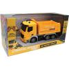 LEXiBOOK, Crosslander® pro RC Excavator, Remote Controlled Backhoe, Automatic Shovel, Play mat, Sand Moulds, 2 Trucks and a Bridge in Boxes Included, Rechargeable, RCP30(RC Dump Truck)