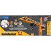 LEXiBOOK, Crosslander® pro RC Excavator, Remote Controlled Backhoe, Automatic Shovel, Play mat, Sand Moulds, 2 Trucks and a Bridge in Boxes Included, Rechargeable, RCP30(RC Crane)