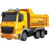 LEXiBOOK, Crosslander® pro RC Excavator, Remote Controlled Backhoe, Automatic Shovel, Play mat, Sand Moulds, 2 Trucks and a Bridge in Boxes Included, Rechargeable, RCP30(RC Dump Truck)