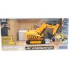 LEXiBOOK, Crosslander® pro RC Excavator, Remote Controlled Backhoe, Automatic Shovel, Play mat, Sand Moulds, 2 Trucks and a Bridge in Boxes Included, Rechargeable, RCP30(RC Excavator)