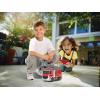 LEXiBOOK Crosslander® pro, RC Fire Truck, Remote Controlled fire Truck, Light Effects, Water Spray, Electronic Rotating Ladder, Rechargeable, RCP20