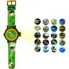 LEXiBOOK Dinosaur – Adjustable Projection Watch Digital Screen – 20 Images of Dinosaur – for Children – Green and Yellow – DMW050DINO