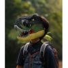 LEXiBOOK, Dinosaur mask, Movable jaw, Realistic toy with roars and light effects, Easy to put on, RPDINO01