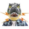 LEXiBOOK, Dinosaur mask, Movable jaw, Realistic toy with roars and light effects, Easy to put on, RPDINO01