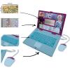 LEXiBOOK Disney Frozen 2 – Educational and Bilingual Laptop Spanish/English – Girls Toy with 124 Activities to Learn, Play Games and Music with Elsa & Anna – Blue/Purple, JC598FZi2
