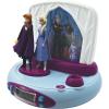 LEXiBOOK Disney Frozen 2 Elsa & Anna, Projector Alarm Clock with Sounds, Night Light, time Projection onto The Ceiling, Sound Effects, Battery-Powered, Blue/Purple, RP510FZ