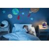 LEXiBOOK Disney Frozen 2 Elsa & Anna, Projector Alarm Clock with Sounds, Night Light, time Projection onto The Ceiling, Sound Effects, Battery-Powered, Blue/Purple, RP510FZ