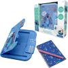LEXiBOOK, Disney Stitch: Electronic Diary with Pen and Notebook Included, Interactive, Password Protected, Fun Functions, Sound Effects, Blue, SD50D