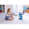 LEXiBOOK, Disney Stitch, English Remote Controlled Interactive Robot, Gesture and Remote Control, Touch Sensitive, Programmable, Two Speed, Blue, STITCHEN