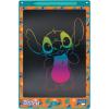 LEXiBOOK, Disney Stitch Magic Slate, Art and Craft Toy for Girls and Boys, A4 Size with Multicolored Drawings, Blue/Orange, CRT10D(Disney Stitch)