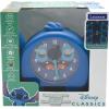 LEXiBOOK, Disney Stitch, My Sleep Companion, Alarm Clock, nightlight, Dawn Simulator and Storyteller, with Power Cord, Blue, RLT100D